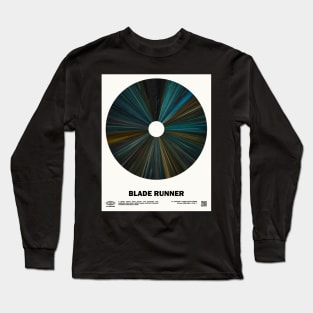 minimal_Blade Runner Warp Barcode Movie Long Sleeve T-Shirt